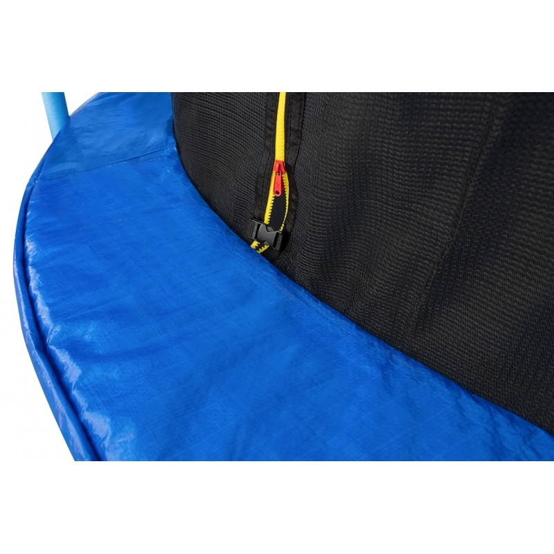 Батут "FunFit" (8 ft) с внешней сеткой и лестницей (усиленные опоры). Диаметр - 252 см. Нагрузка - 100 кг.