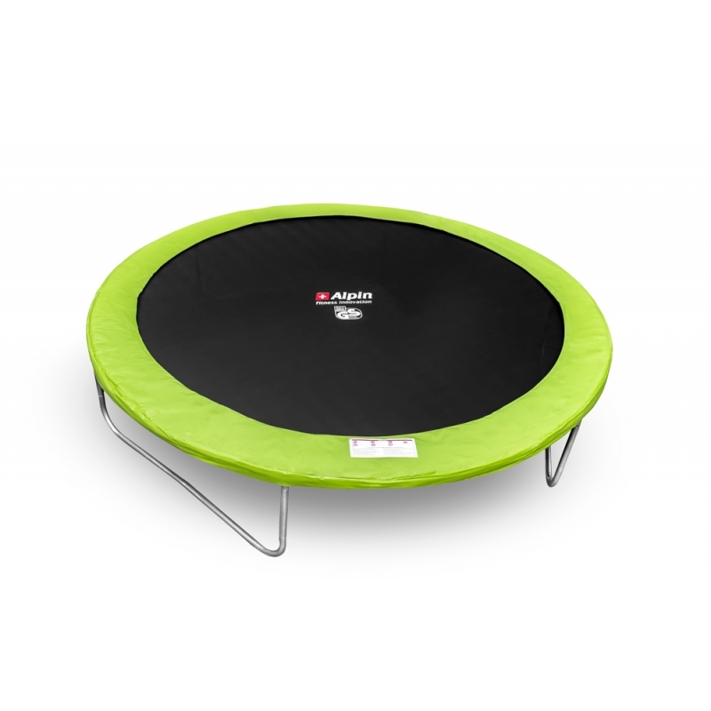 Батут "Alpin" (12ft) с внешней сеткой и лестницей (4 усиленные ноги). Диаметр - 374 см. Нагрузка - 150 кг.