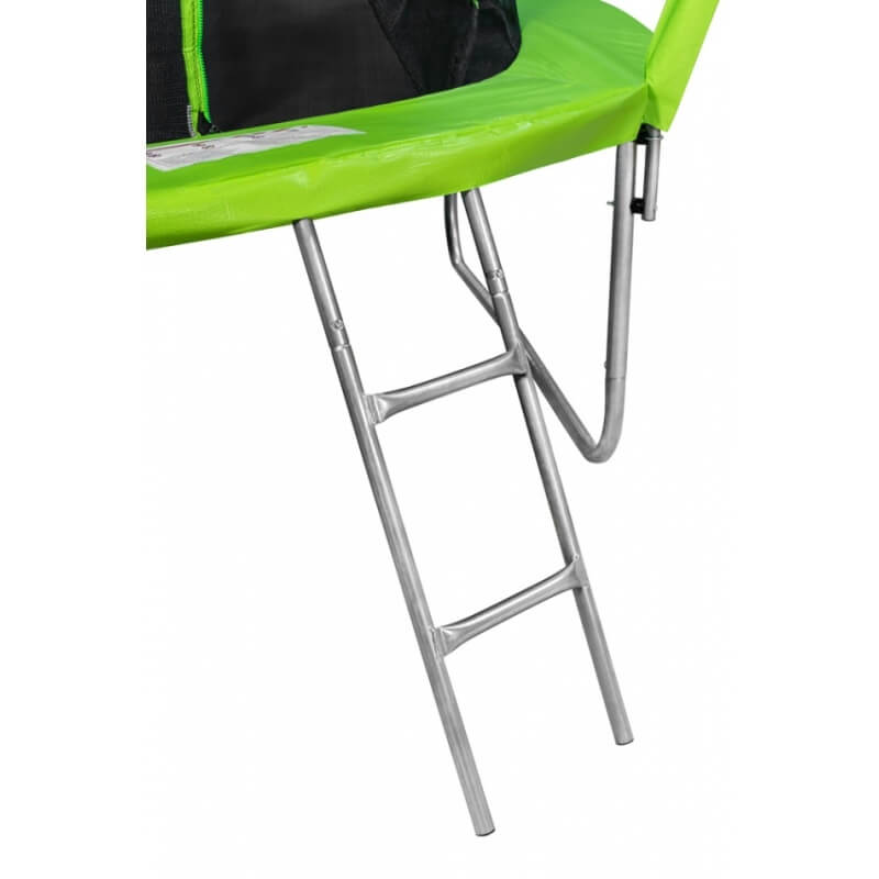 Батут "Alpin SKY Carbon" (10ft) с внутренней сеткой и лестницей. Диаметр - 312 см. Нагрузка - 150 кг.