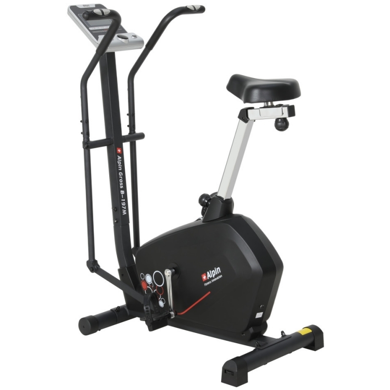 Велотренажер ALPIN Gross B-197M (маховик 8кг; 120 кг)