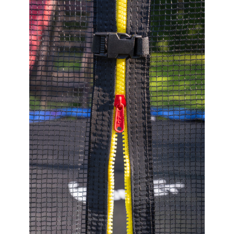 Батут Funfit PRO (10FT) (УСИЛЕННЫЙ) с защитной сеткой и лестницей. Диаметр - 312 см. Нагрузка - 180 кг.