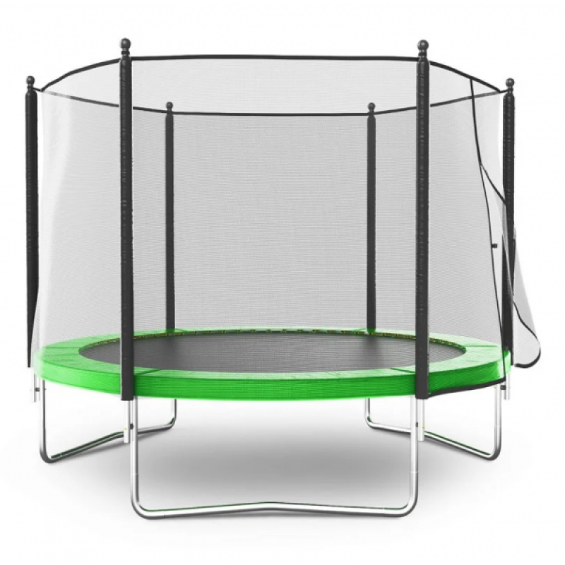 Батут Funfit BASIC (8FT) Green с защитной сеткой без лестницы. Диаметр - 252 см. Нагрузка - 120 кг.