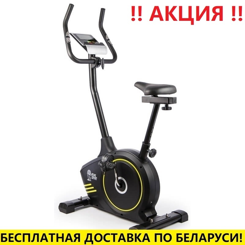 Велотренажер электро-магнитный Atlas Sport MAGNUS (маховик 6 кг: 130 кг)