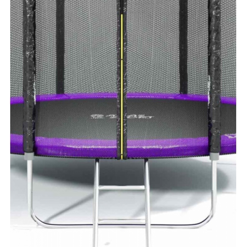 Батут "Atlas Sport" (16ft) PRO PURPLE с внешней сеткой и лестницей (усиленные опоры). Диаметр - 490 см. Нагрузка - 180 кг.