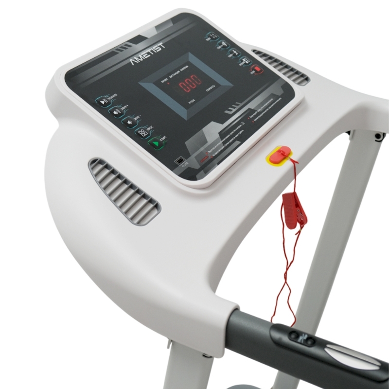 Беговая дорожка AMETIST FLOW White-Gray (16 км/ч /130 кг)