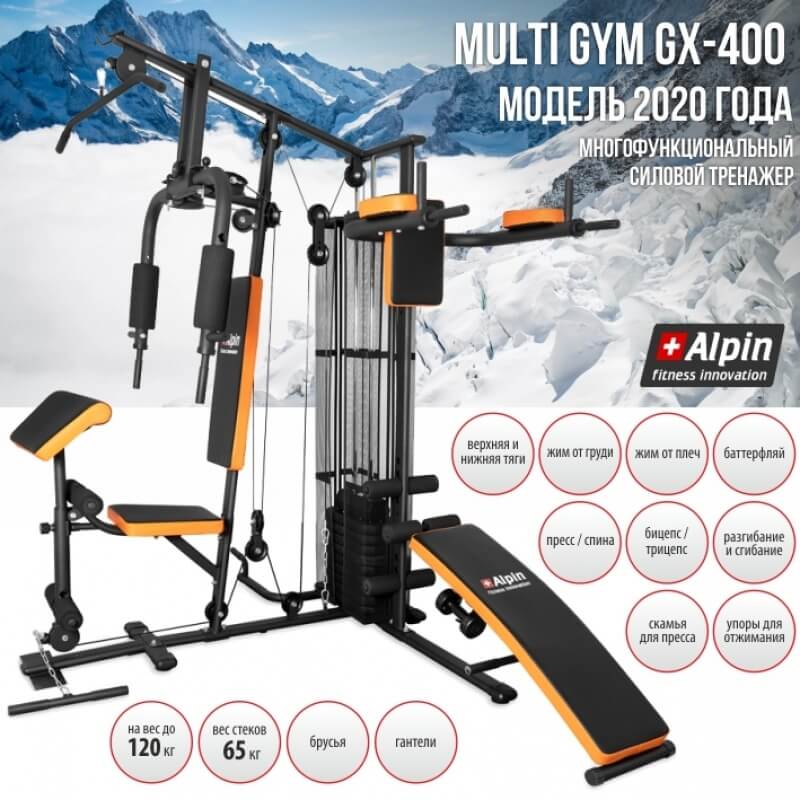 Силовой тренажер Alpin Multi Gym GX-400