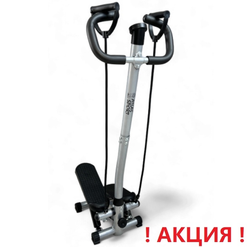 Степпер со стойкой и эспандерами Atlas Sport AS-2003