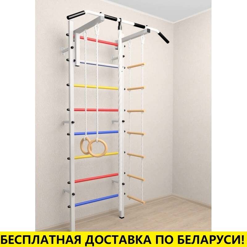Шведская стенка усиленная с турником стандарт и детское навесное (SV Sport 602)
