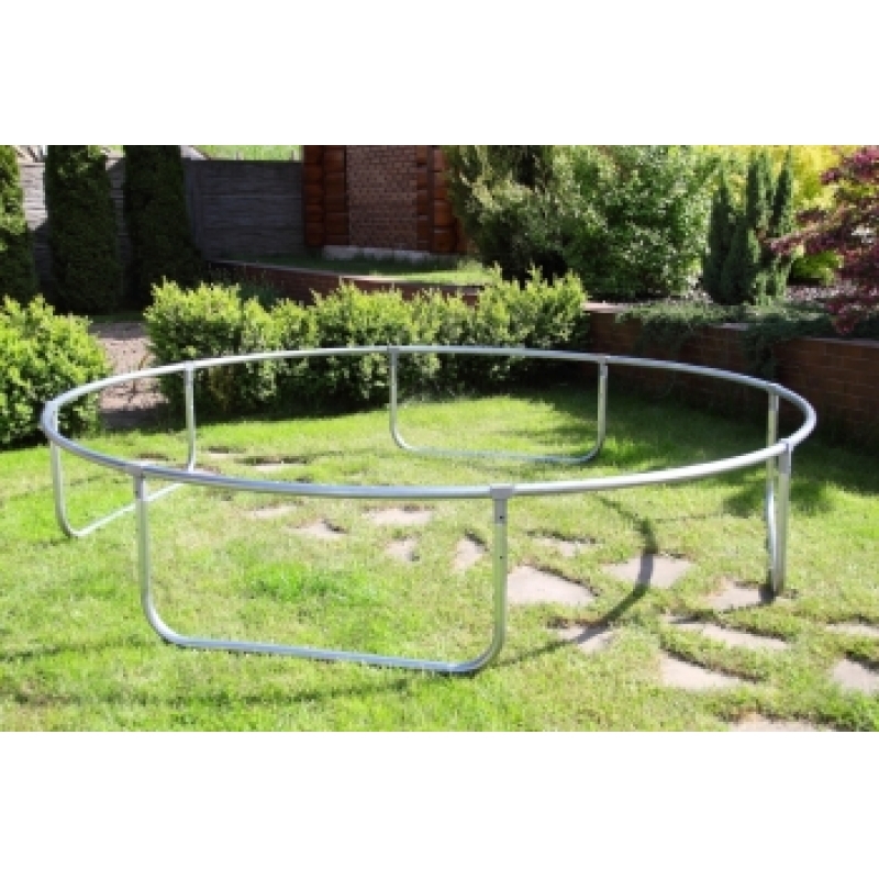 Батут "V2 Trampoline" Greenline (10ft) с внешней сеткой и лестницей. Диаметр - 312 см. Нагрузка - 180 кг.