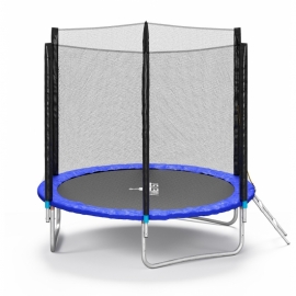 Батут "Ametist" (10 ft) BLUE с внешней сеткой и лестницей. Диаметр - 312 см. Нагрузка - 150 кг.