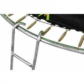 Батут "Alpin SKY Carbon" (10ft) с внутренней сеткой и лестницей. Диаметр - 312 см. Нагрузка - 150 кг.