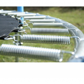 Батут Funfit PRO (УСИЛЕННЫЙ) (8FT) с защитной сеткой и лестницей. Диаметр - 252 см. Нагрузка - 150 кг.