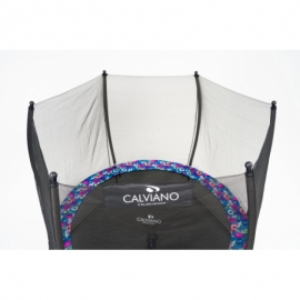 Батут "Calviano" (10ft) MASTER SMILE с внешней сеткой и лестницей. Диаметр - 312 см. Нагрузка - 150 кг.