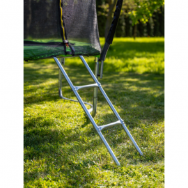 Батут SKYJUMP MASTER green (8FT) с защитной сеткой и лестницей. Диаметр - 252 см. Нагрузка - 150 кг.