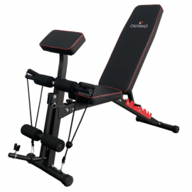 Скамья спортивная Calviano 1003 Red+black складная