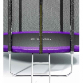 Батут "Atlas Sport" (16ft) PRO PURPLE с внешней сеткой и лестницей (усиленные опоры). Диаметр - 490 см. Нагрузка - 180 кг.