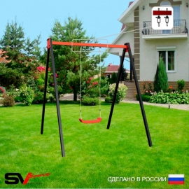 Уличные качели Sv Sport рама 1,8м + качели Лодочка + подвесы 1пара (УК251)