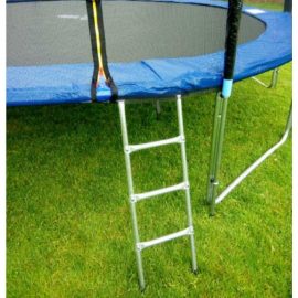 Батут "Atlas Sport" (12ft) PRO BLUE с внешней сеткой и лестницей(усиленные опоры). Диаметр - 374 см. Нагрузка - 150 кг.