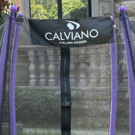 Батут "Calviano" (6 ft) MASTER PURPLE с внешней сеткой. Диаметр - 183 см. Нагрузка - 100 кг.