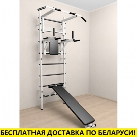 Шведская стенка + турник стандарт + брусья + скамья (SV Sport 505)