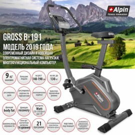 Велоэргометр Alpin Gross B-191  (маховик 9 кг; 130 кг)