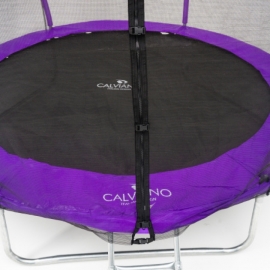 Батут "Calviano" (10ft) MASTER PURPLE с внешней сеткой и лестницей. Диаметр - 312 см. Нагрузка - 120 кг.