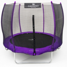 Батут "Calviano" (10ft) MASTER PURPLE с внешней сеткой и лестницей. Диаметр - 312 см. Нагрузка - 150 кг.