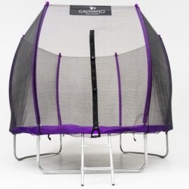 Батут "Calviano" (10ft) MASTER PURPLE с внешней сеткой и лестницей. Диаметр - 312 см. Нагрузка - 150 кг.