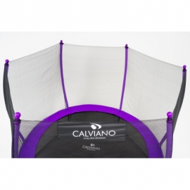 Батут "Calviano" (10ft) MASTER PURPLE с внешней сеткой и лестницей. Диаметр - 312 см. Нагрузка - 150 кг.