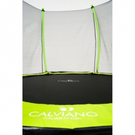 Батут "Calviano" (10ft) MASTER GREEN с внешней сеткой и лестницей. Диаметр - 312 см. Нагрузка - 150 кг.