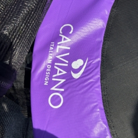 Батут "Calviano" (6 ft) MASTER PURPLE с внешней сеткой. Диаметр - 183 см. Нагрузка - 100 кг.