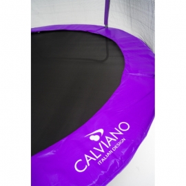 Батут "Calviano" (10ft) MASTER PURPLE с внешней сеткой и лестницей. Диаметр - 312 см. Нагрузка - 150 кг.
