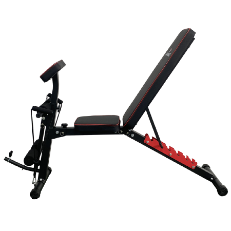 Скамья спортивная Calviano 1003 Red+black складная